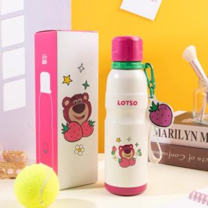 Disney Store Toy Story Lotso Cuddly Bear Stainless Thermal Water Bottle 600ml