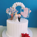 Groom Bride ( white and black )