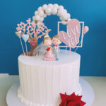 Groom Bride ( pink and light blue )