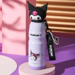 Sanrio Kuromi 600ml Water Bottle – Hot & Cold, Insulated
